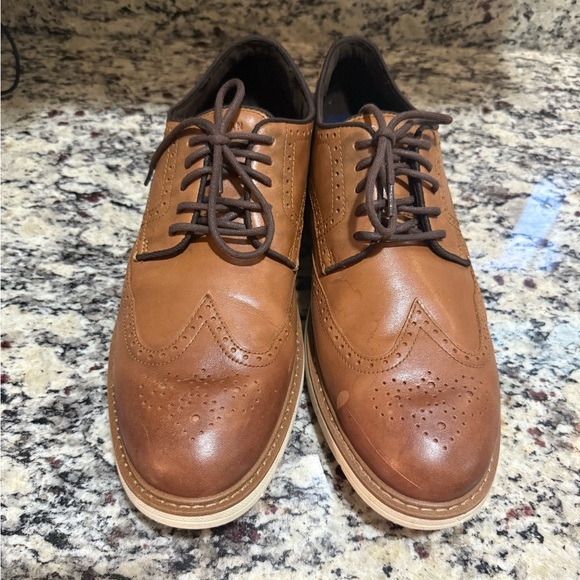 Cole Haan Grandseries Grand Ambition Wingtip Oxford Dress Shoes 12 - Picture 1 of 8